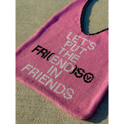 FRI(END)S Knit Tote